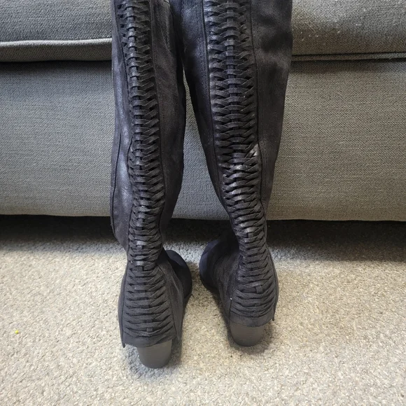 Fergalicious Black Heeled Boots - Picture 11 of 11